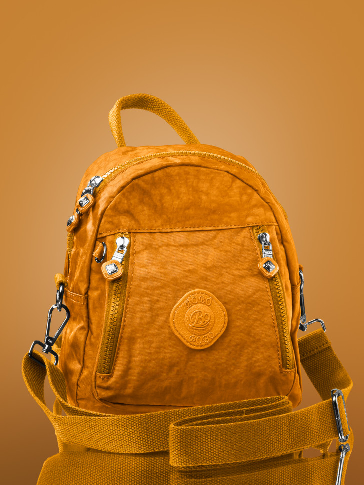 Рюкзак-сумка женский Bobo 8304-8 жёлтый Рюкзак-сумка женский Bobo 8304-8 жёлтый