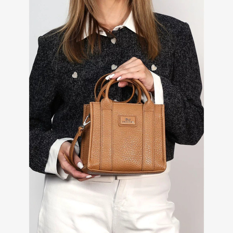  Сумка женская David Jones 6945A l.brown