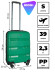 Чемодан для ручной клади из полипропилена Rion+, 460 18" Чемодан для ручной клади из полипропилена Rion+, 460 18"