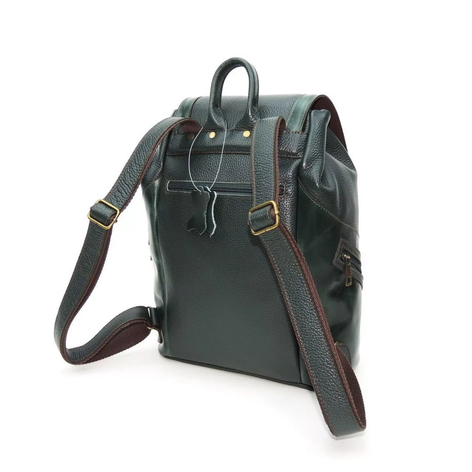 Рюкзак кожаный зелёный Natalia Kalinovskaya «Жанна» Рюкзак кожаный зелёный Natalia Kalinovskaya «Жанна»