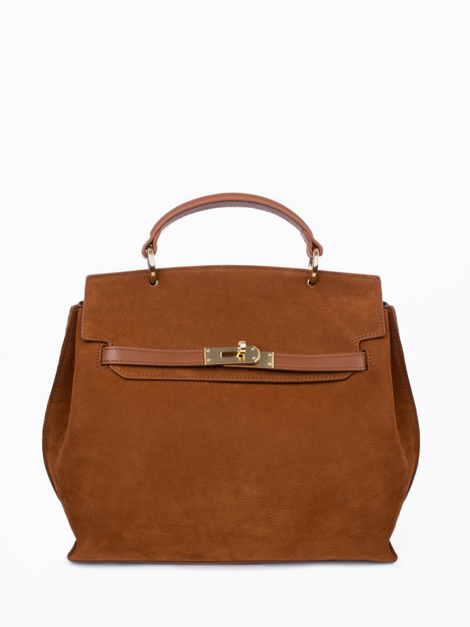 Сумка Curanni 9402 замша рыжая Сумка Curanni 9402 замша рыжая