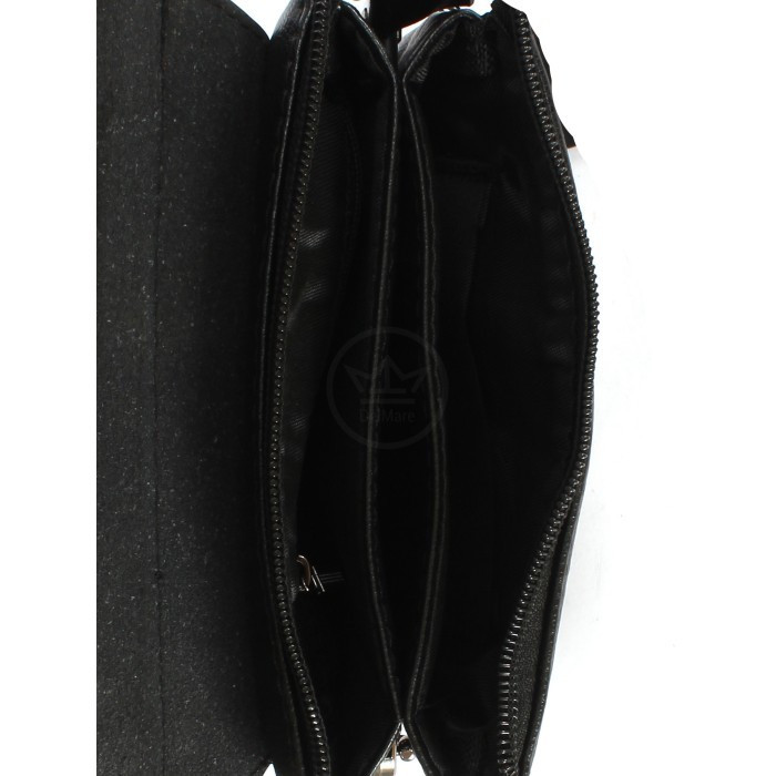 Мужская сумка-планшет из экокожи Cantlor L3012S-5 чёрная Мужская сумка-планшет из экокожи Cantlor L3012S-5 чёрная