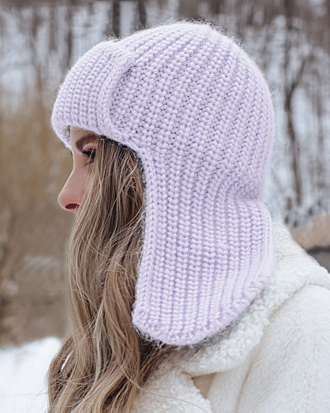 Ушанка женская 23-292 Stigler лиловый Ушанка женская 23-292 Stigler лиловый