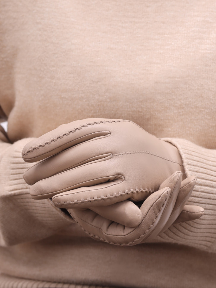 Перчатки женские Baggins (3.2) 222171 светло-бежевые Перчатки женские Baggins (3.2) 222171 светло-бежевые