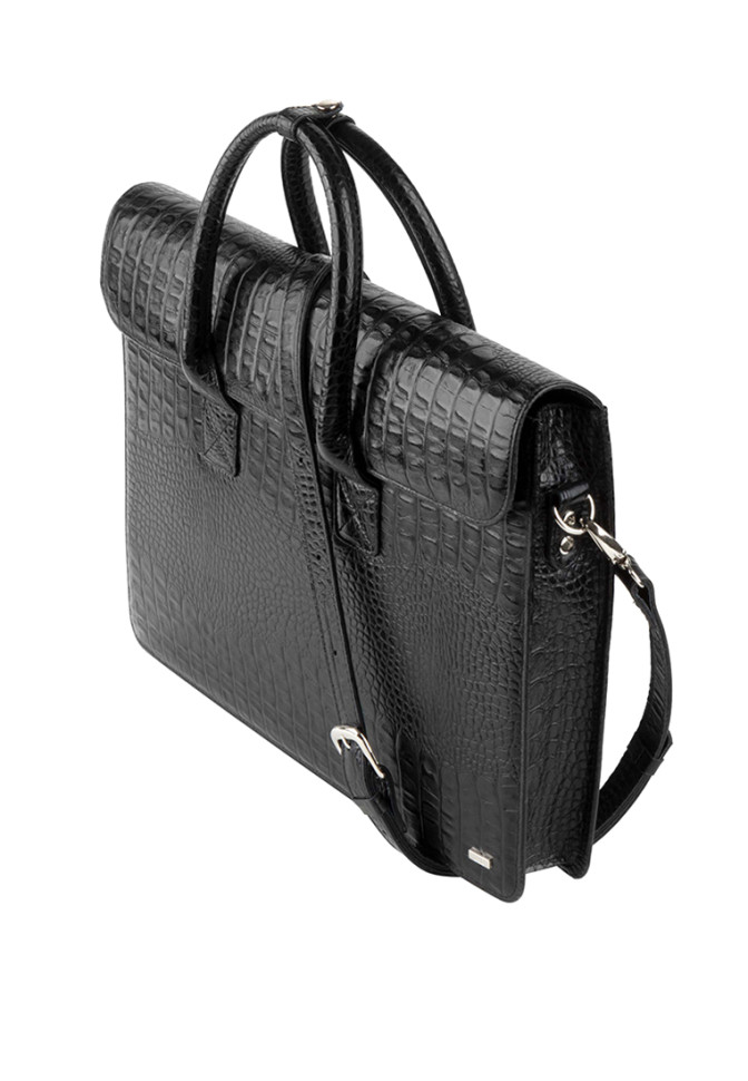 Сумка Esse 78626 ДАРСИ DARK кожа кайман черная Сумка Esse 78626 ДАРСИ DARK кожа кайман черная