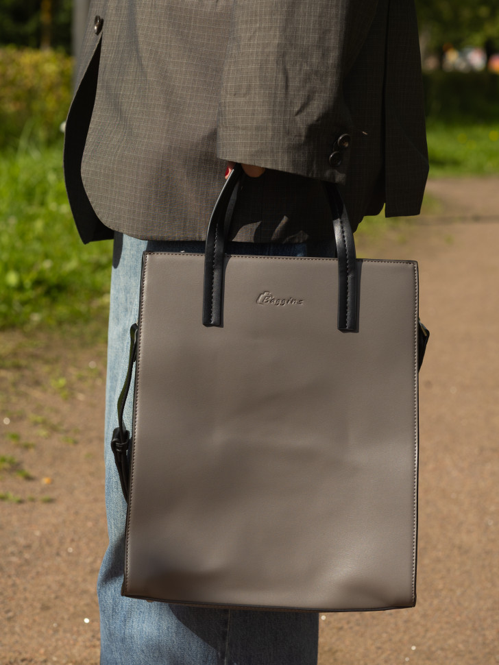 Сумка женская Baggins 58222 gray (4196-4001) Сумка женская Baggins 58222 gray (4196-4001)