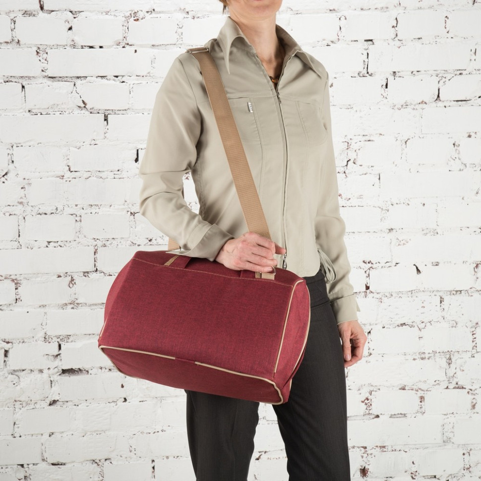 Сумка дорожная Voyage 104 ручная кладь Победа бордовая Сумка дорожная Voyage 104 ручная кладь Победа бордовая