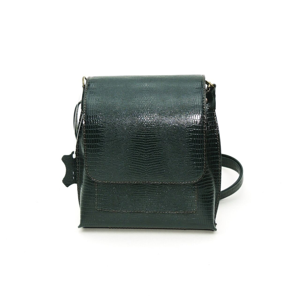 Женская кожаная сумка Natalia Kalinovskaya С86р-932 зелёная рептилия Женская кожаная сумка Natalia Kalinovskaya С86р-932 зелёная рептилия