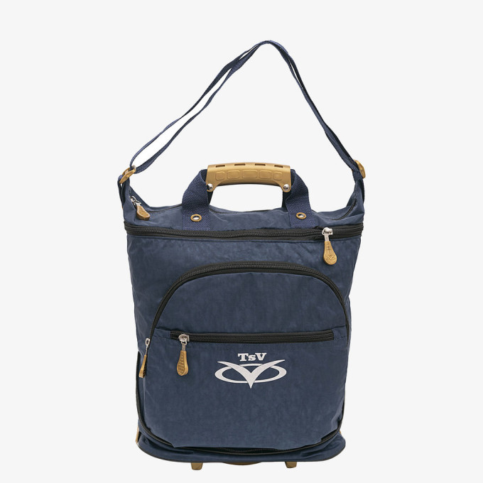 Сумка-трансформер дорожная хозяйственная на 2 колёсах TsV 526.22 синяя Сумка-трансформер дорожная хозяйственная на 2 колёсах TsV 526.22 синяя
