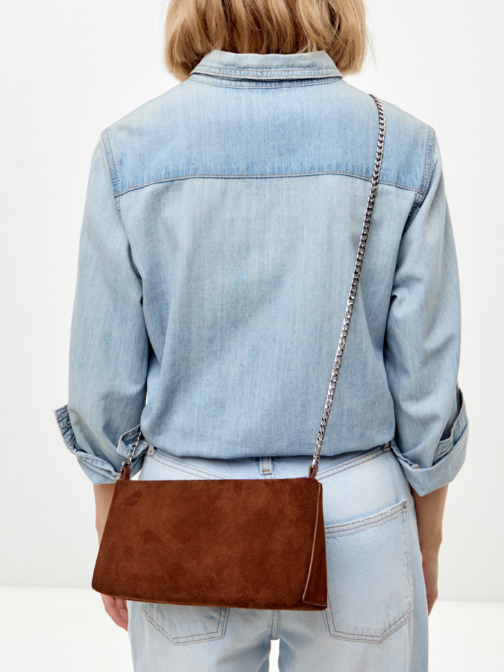 Сумка Lamagio 723 замша рыжая