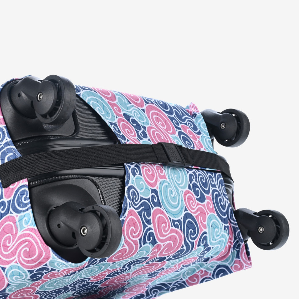 Чехол для чемодана Восьмерки размер S цветной