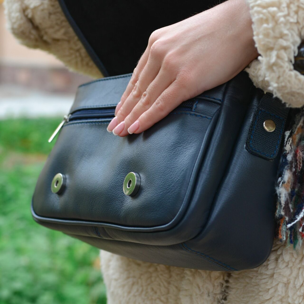 Сумка женская Natalia Kalinovskaya, С93 «Юния» синяя Сумка женская Natalia Kalinovskaya, С93 «Юния» синяя