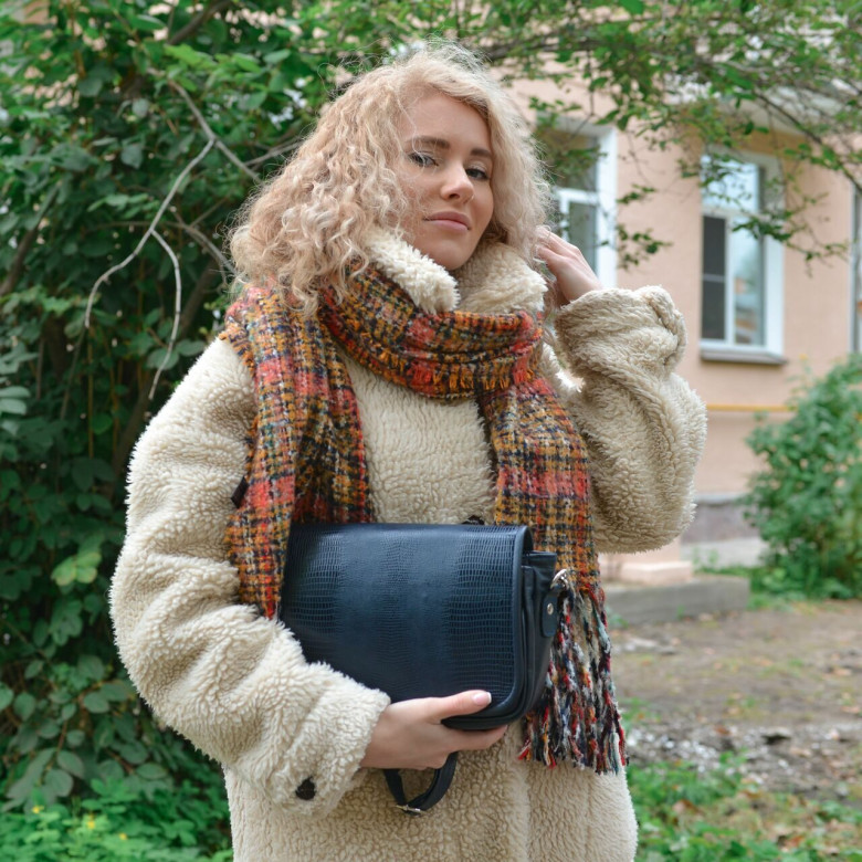Сумка женская Natalia Kalinovskaya, С93 «Юния» синяя 