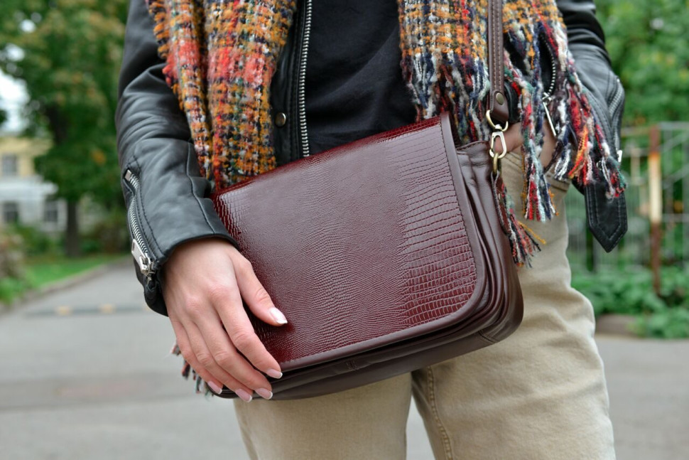 Сумка женская Natalia Kalinovskaya, С93 «Аресели» бордо Сумка женская Natalia Kalinovskaya, С93 «Аресели» бордо