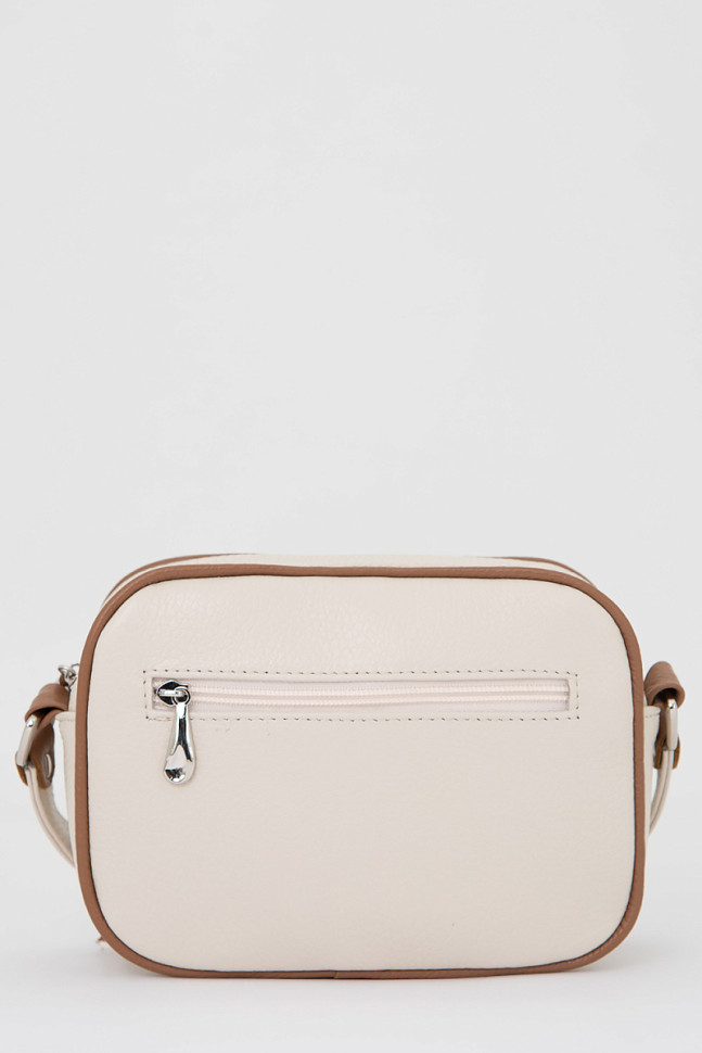 Сумка Protege Ц-340/2 бежевый+кэмел флотер Сумка Protege Ц-340/2 бежевый+кэмел флотер