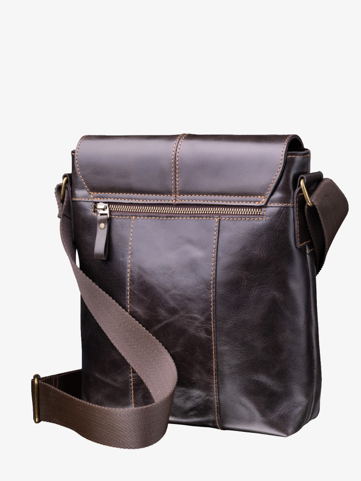 Сумка мужская Baggins 0107 коричневая пулап