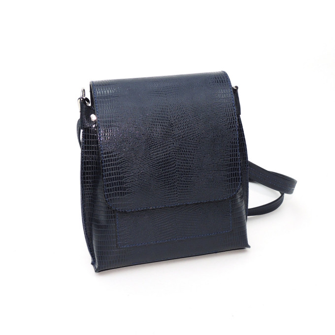 Женская кожаная сумка Natalia Kalinovskaya С86р-961 синяя рептилия Женская кожаная сумка Natalia Kalinovskaya С86р-961 синяя рептилия