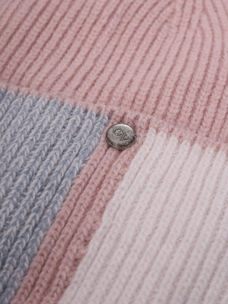 Шапка OvenTrico 1570 розовый/голубой/белый