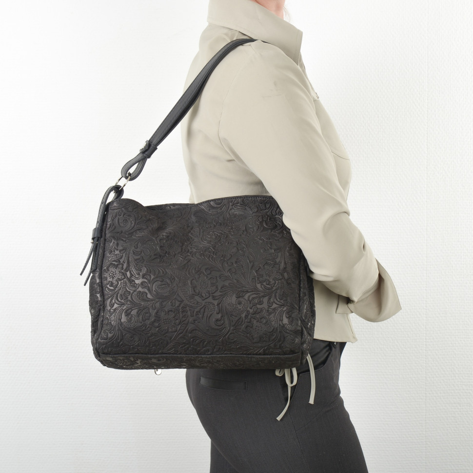 Сумка женская итальянская Roberta Firenze sissi 839 чёрная Сумка женская итальянская Roberta Firenze sissi 839 чёрная