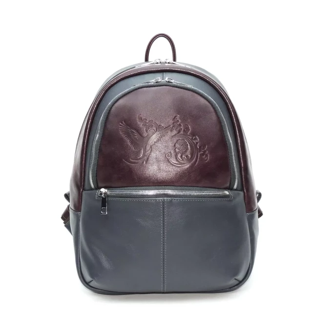 Рюкзак Kalinovskaya Р-43.741-8 серый/бордо Рюкзак Kalinovskaya Р-43.741-8 серый/бордо