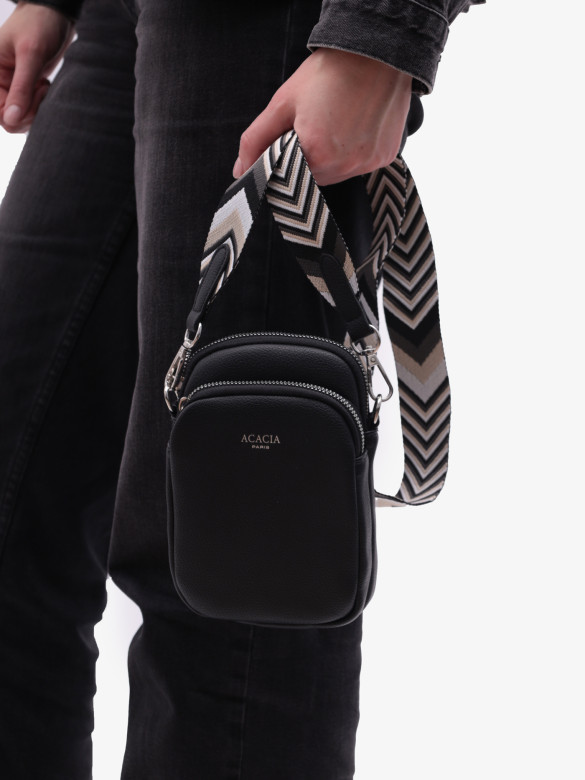 Сумка женская для телефона Acacia 24223 black