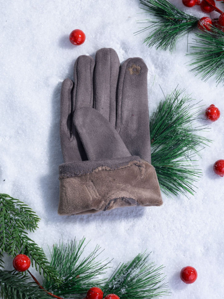 Перчатки женские Baggins 6026-1 т.бежевые