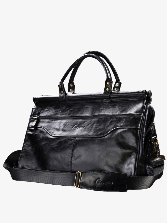 Сумка дорожная Baggins 1037 черная пулл-ап