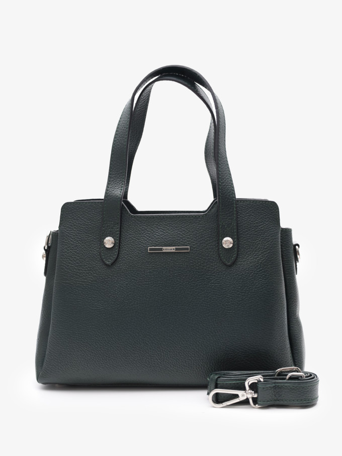 Сумка женская Karya 2390 тёмно-зелёная Сумка женская Karya 2390 тёмно-зелёная