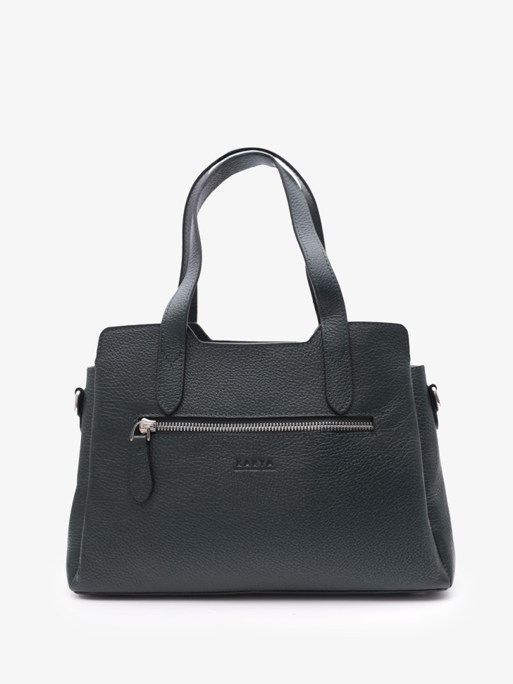 Сумка женская Karya 2390 тёмно-зелёная