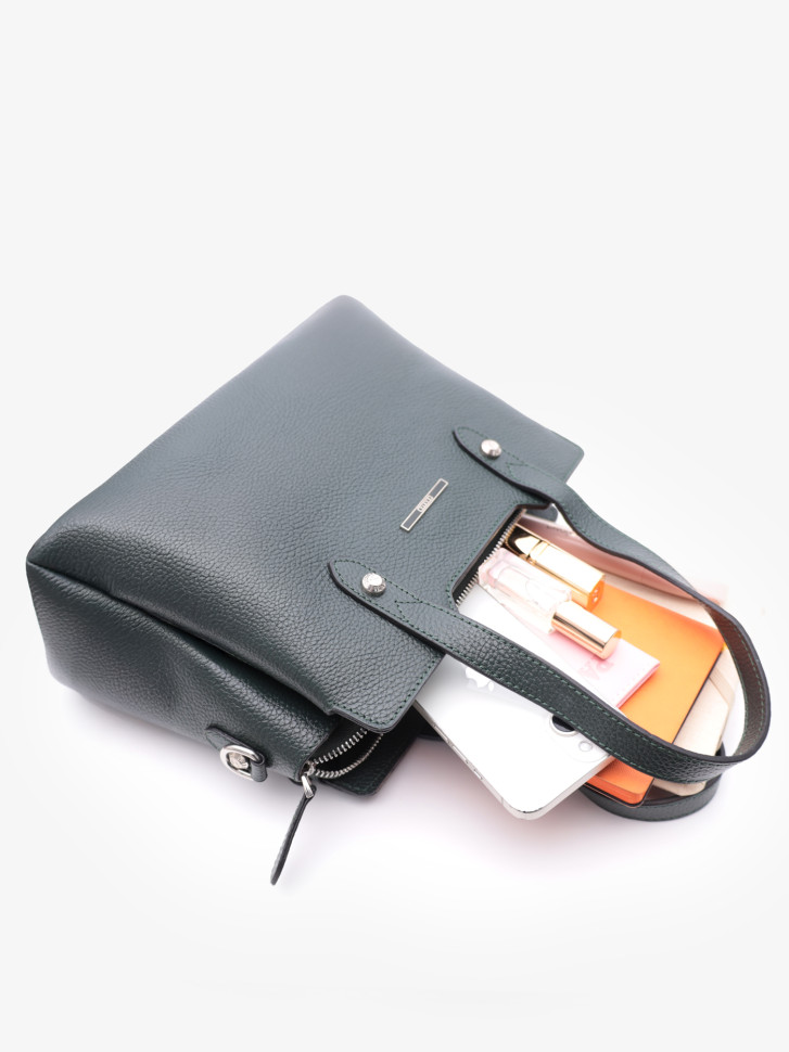 Сумка женская Karya 2390 тёмно-зелёная