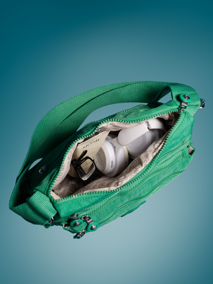 Сумка женская Bobo 1511-2 ярко-зелёная Сумка женская Bobo 1511-2 ярко-зелёная