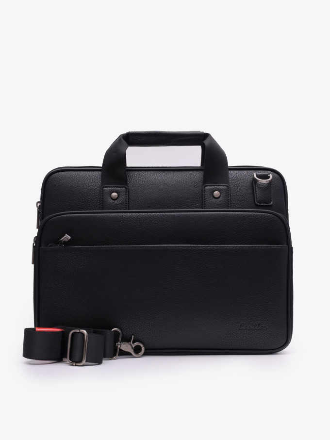 Сумка мужская Cantlor Ж03-705B-01 черная Сумка мужская Cantlor Ж03-705B-01 черная