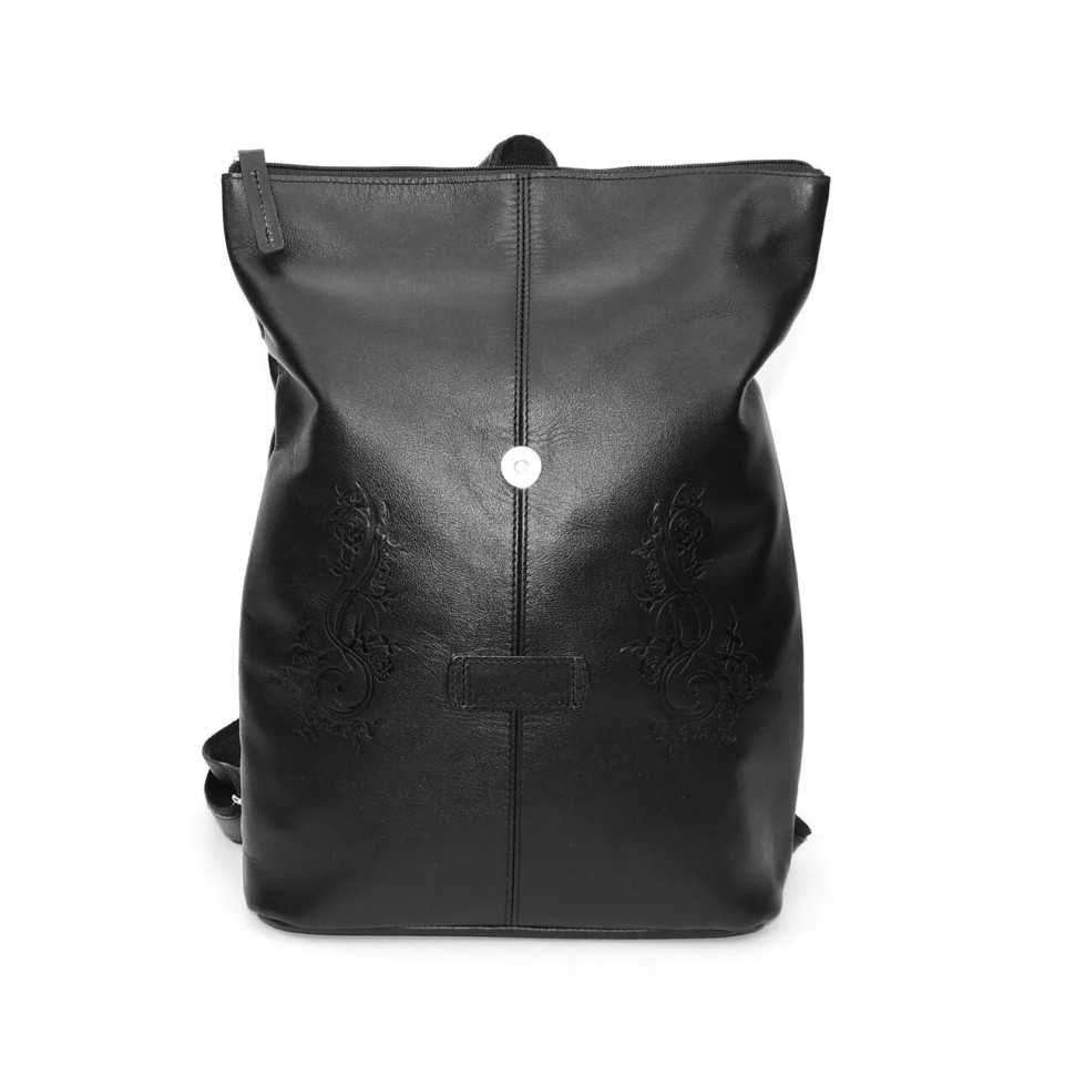 Рюкзак женский Natalia Kalinovskaya СР-34т.711 «Джемма» чёрный гладкий Рюкзак женский Natalia Kalinovskaya СР-34т.711 «Джемма» чёрный гладкий