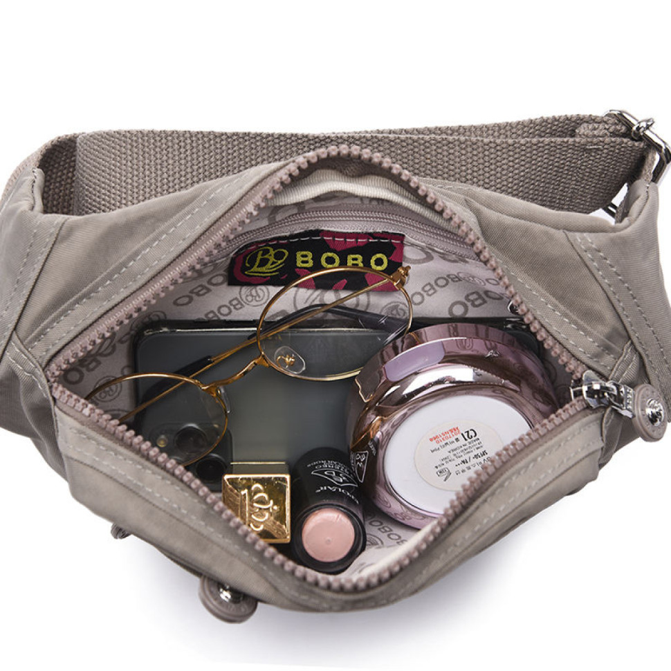 Сумка на пояс Bobo 8829-1 тёмно-бежевая Сумка на пояс Bobo 8829-1 тёмно-бежевая