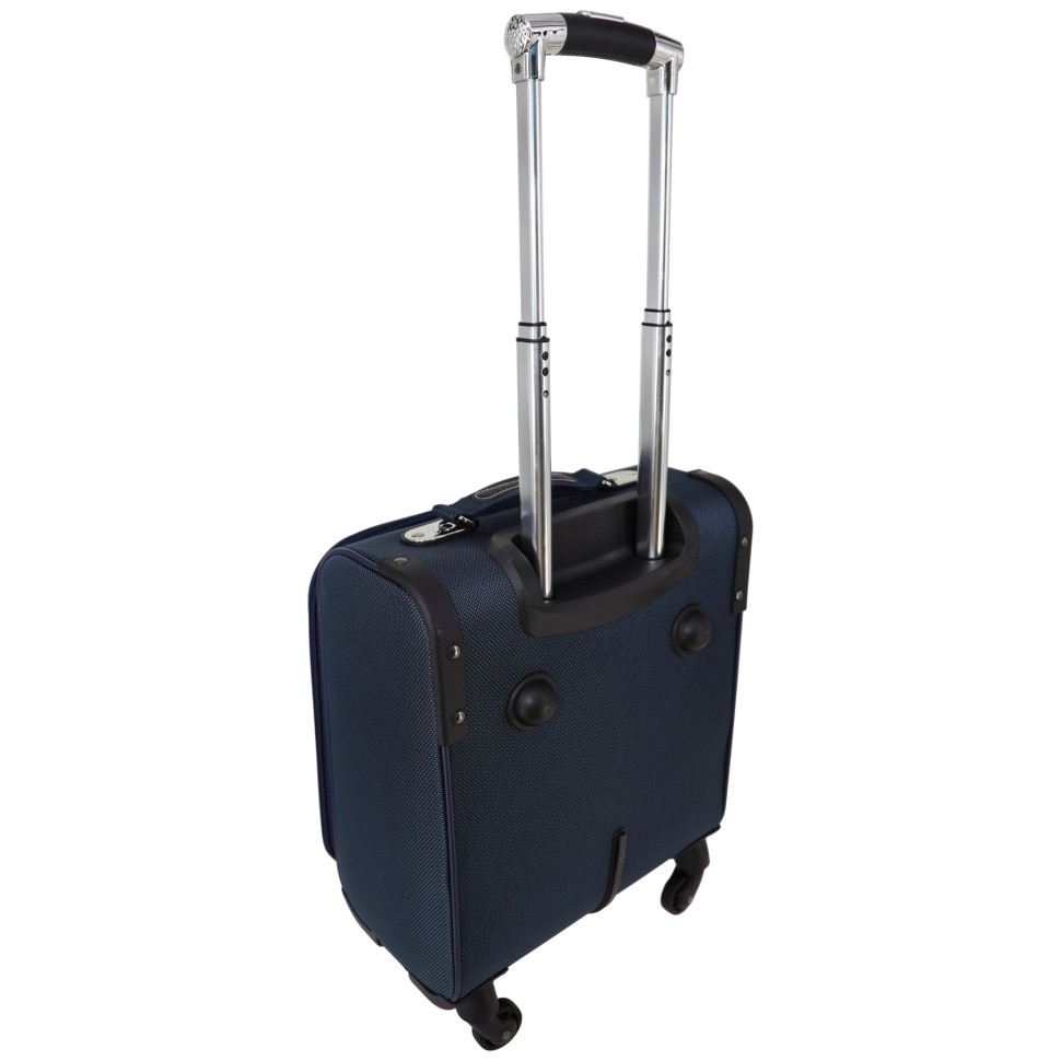 Чемодан пилот-кейс Rion+, 433 синий 18"