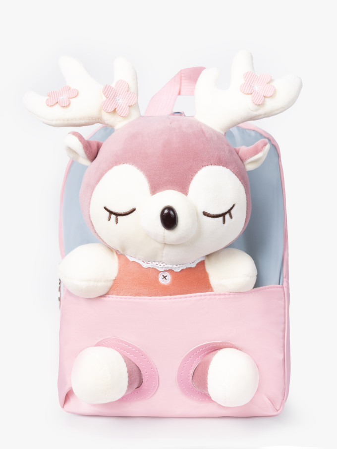 Рюкзак Baggins, Б 2019 оленёнок светло-розовый Рюкзак Baggins, Б 2019 оленёнок светло-розовый