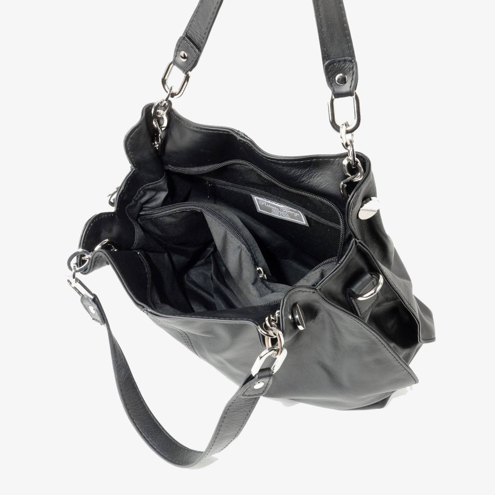 Сумка женская итальянская Roberta Firenze 245 sissi чёрная Сумка женская итальянская Roberta Firenze 245 sissi чёрная