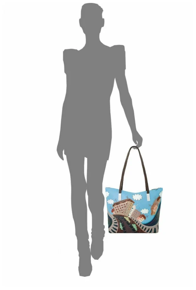 Сумка Protege ДС-356-217 "Город №27" коричневый Сумка Protege ДС-356-217 "Город №27" коричневый