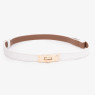 Ремень женский H 20 белый Ремень женский H 20 белый