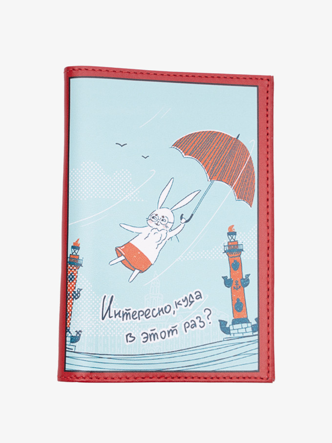 Обложка для паспорта ОП-104ft-1100/002 красный Обложка для паспорта ОП-104ft-1100/002 красный