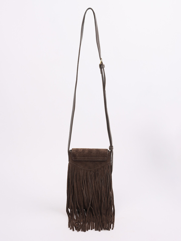 Сумка Lamagio 5840 замша коричневая