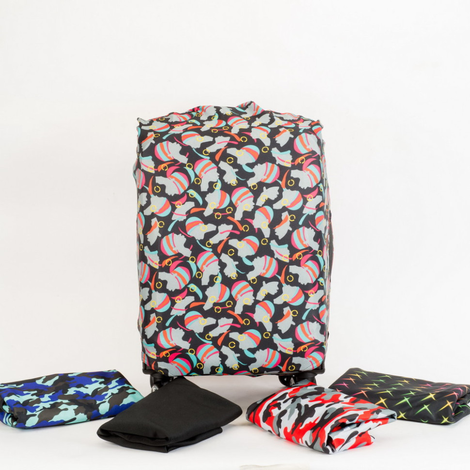 Чехол для чемодана космос размер S