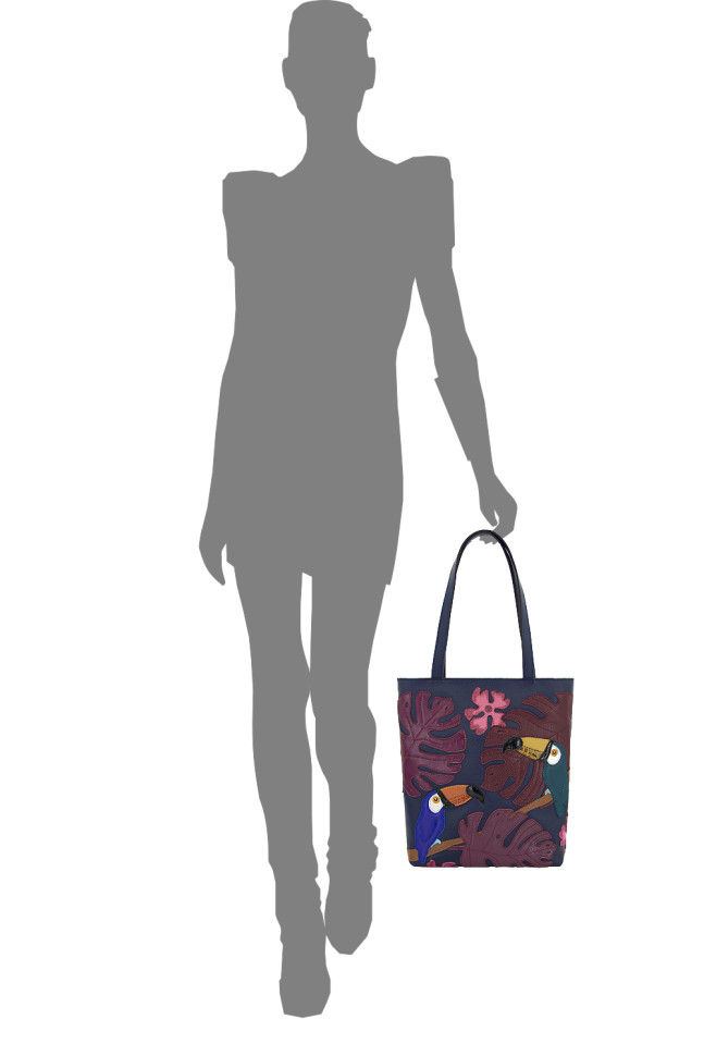 Сумка женская Protege, ДС-517-281 Тукан №2 синий флотер Сумка женская Protege, ДС-517-281 Тукан №2 синий флотер