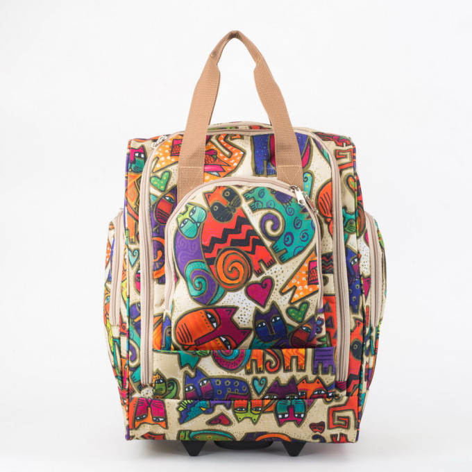 Сумка дорожная на 2 колёсах Voyage 6-301 кошки Сумка дорожная на 2 колёсах Voyage 6-301 кошки