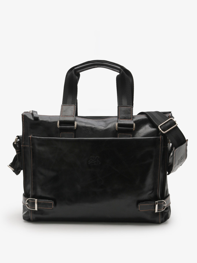 Портфель мужской кожа Maxsimo Tarnavsky 1015 чёрный пулл-ап Портфель мужской кожа Maxsimo Tarnavsky 1015 чёрный пулл-ап