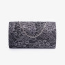 Клатч женский Funxilan 1708-2 black/silver