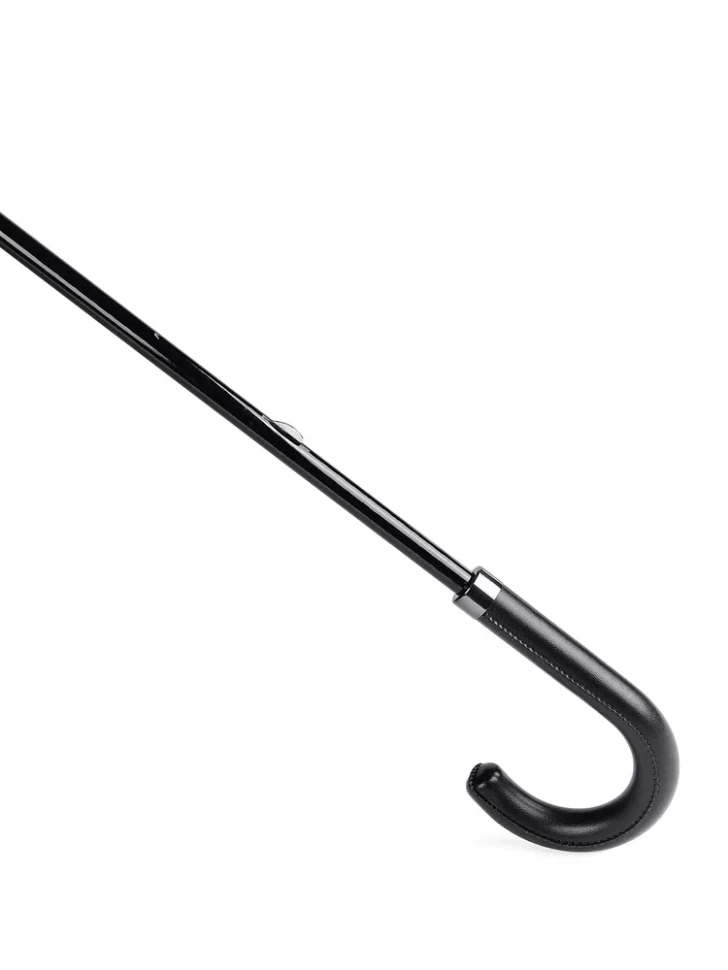 Зонт-трость мужской Три Слона 2775, 8 спиц, ручка крюк кожа