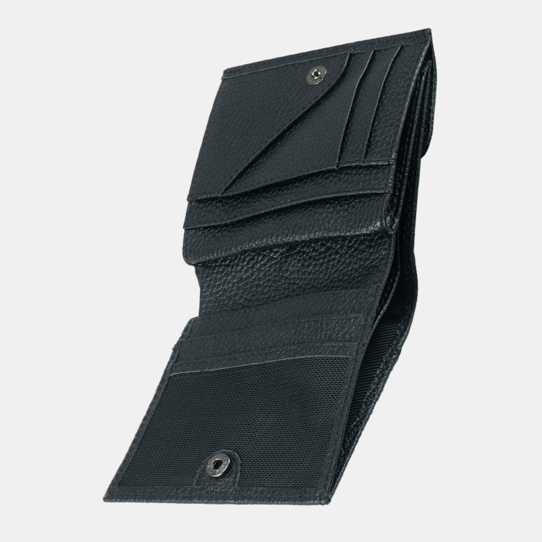 Портмоне женское PerFetto, Flori ПЖ-464-3210 чёрное