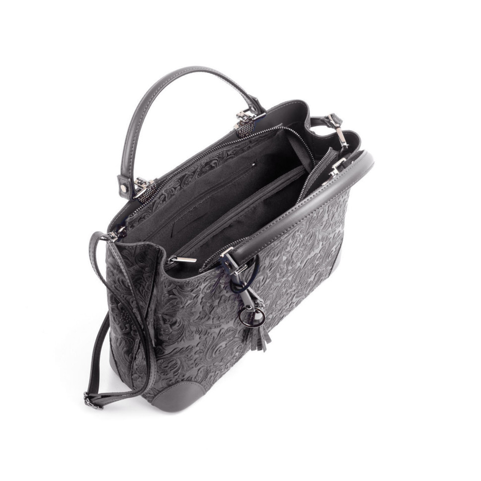 Сумка женская итальянская Roberta Firenze sissi 527 чёрная Сумка женская итальянская Roberta Firenze sissi 527 чёрная