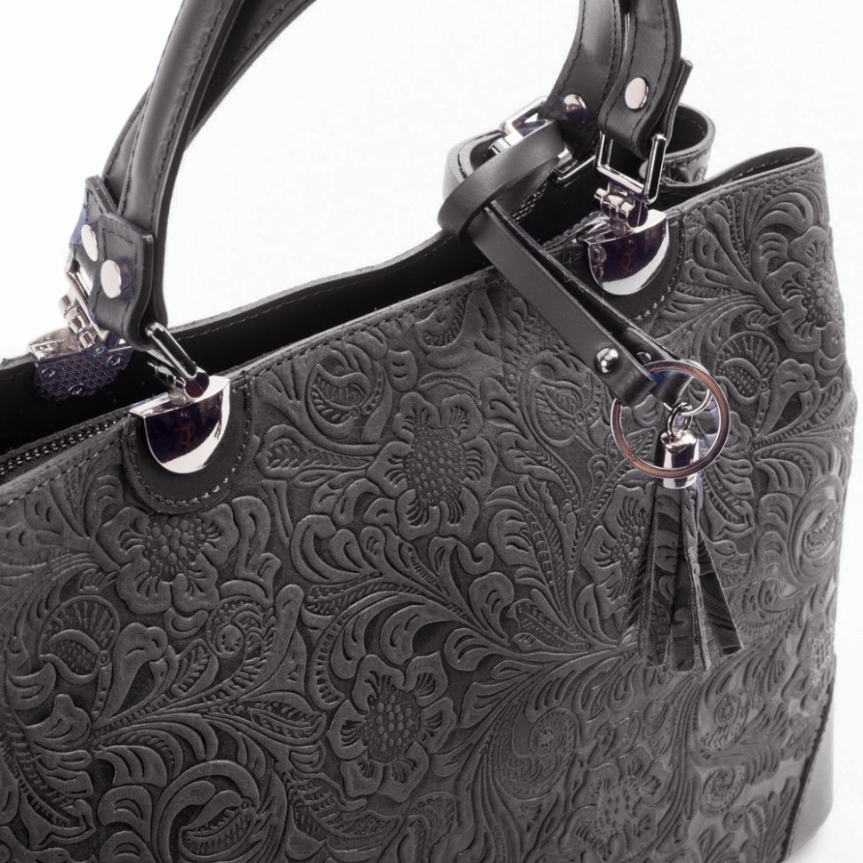 Сумка женская итальянская Roberta Firenze sissi 527 чёрная Сумка женская итальянская Roberta Firenze sissi 527 чёрная